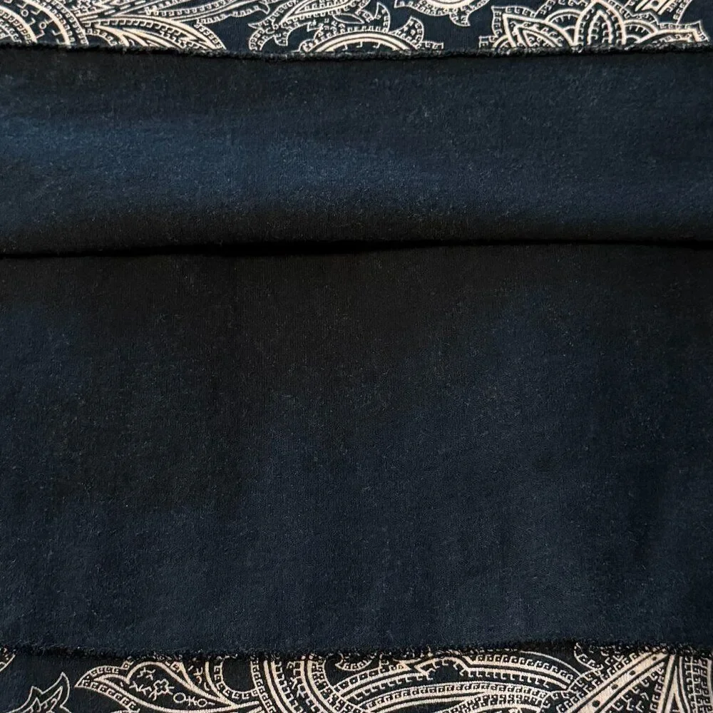 Vintage 90s Polo Ralph Lauren Black Large Paisley Polo Shirt Size Large